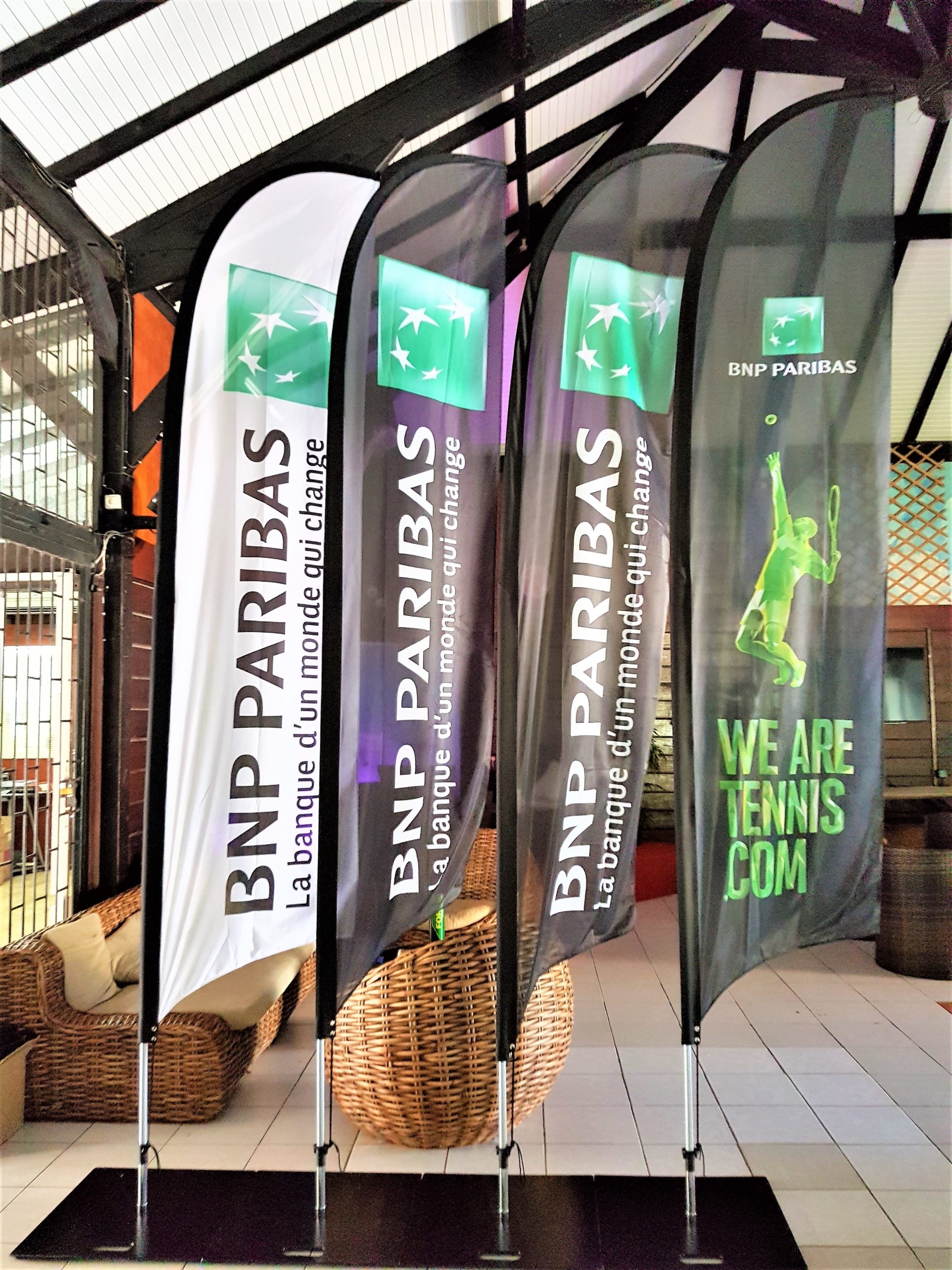 Beachflags BNP Paribas