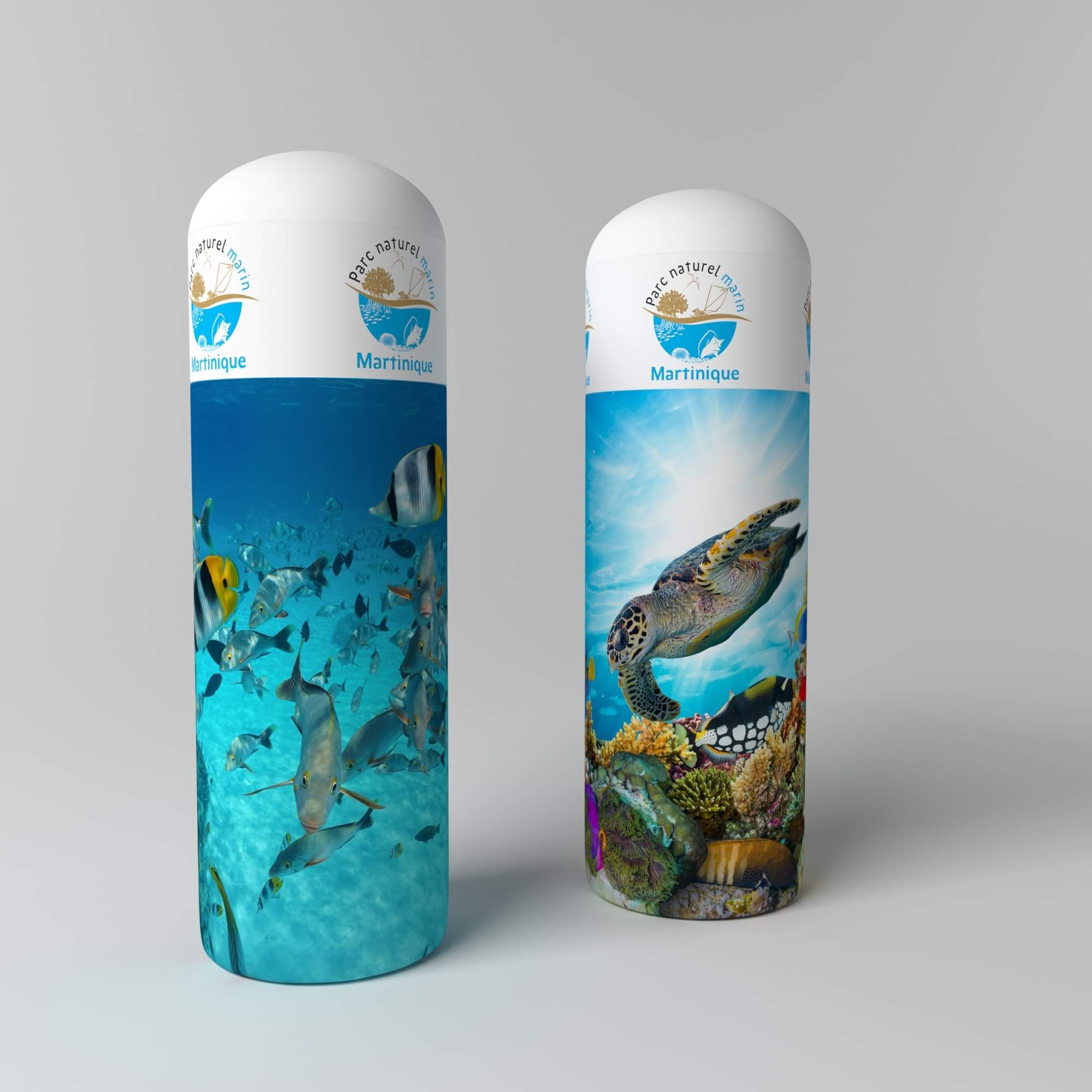 Totem Parc Naturel Marin